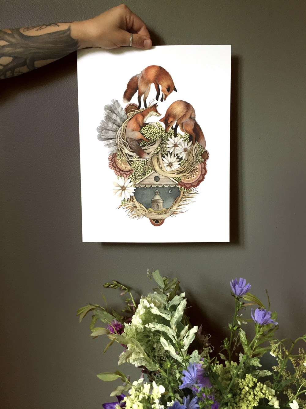 House of Fox Print — Polanshek of the Hills
